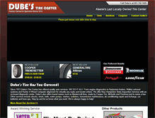 Tablet Screenshot of dubestire.com